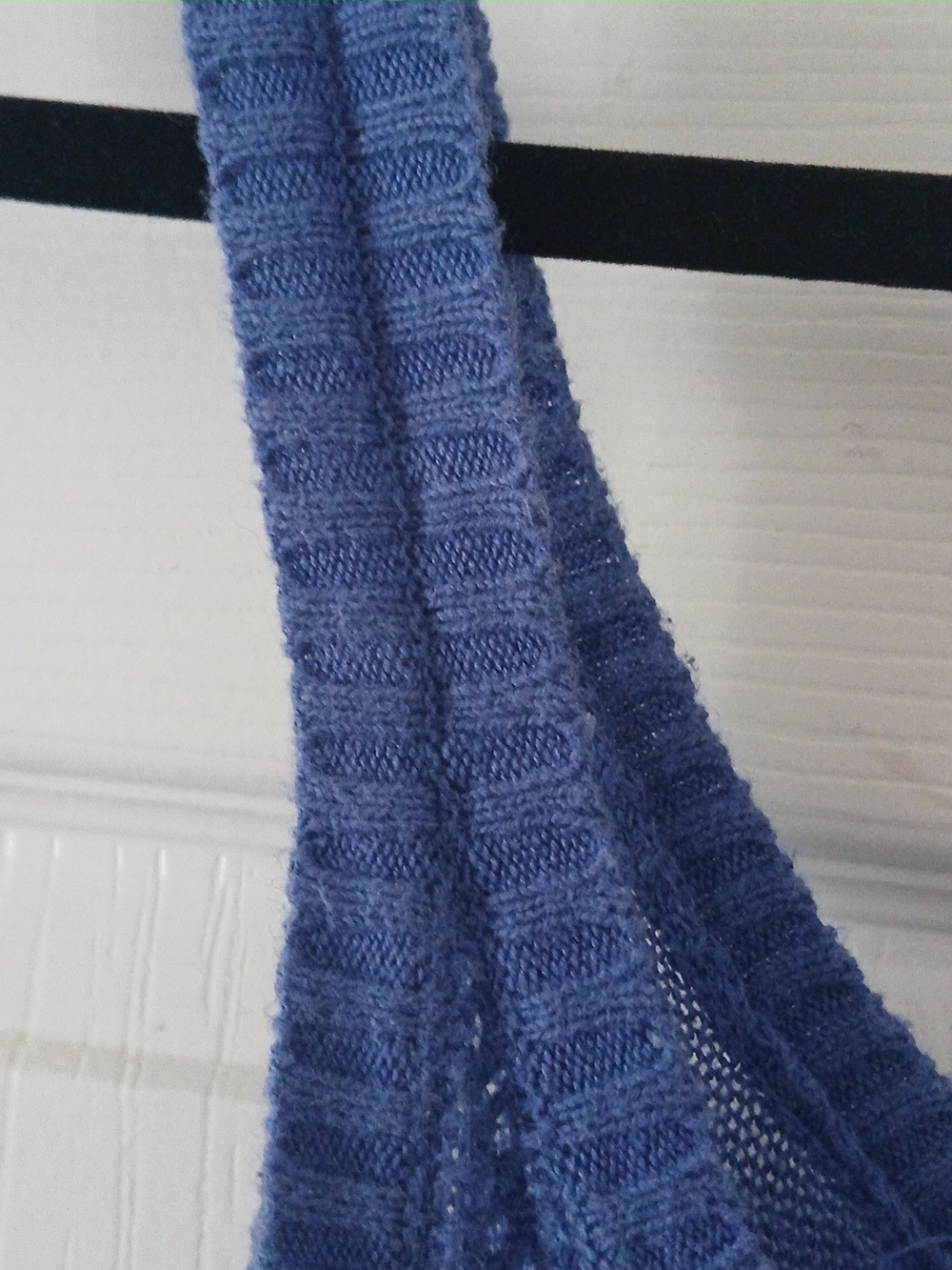 Mossimo Supply Co. Blue Crochet Knit Tank Top - Picture 3 of 4